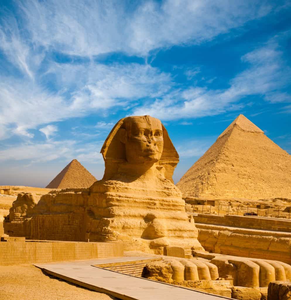 Bezienswaardigheden van Egypte: piramide en sfinx