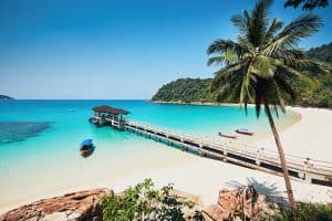 Paradijselijk strand in Maleisië